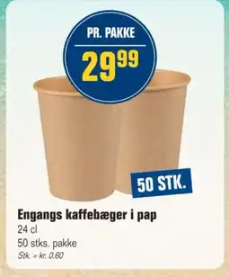 Otto Duborg Engangs kaffebæger i pap tilbud