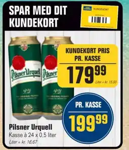 Otto Duborg Pilsner Urquell tilbud