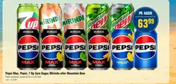 Otto Duborg Pepsi Max, Pepsi, 7 Up Zero Sugar, Mirinda eller Mountain Dew tilbud