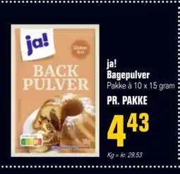 Otto Duborg Ja! Bagepulver tilbud