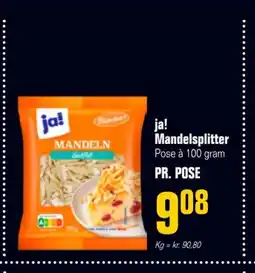 Otto Duborg Ja! Mandelsplitter tilbud