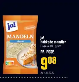 Otto Duborg Ja! Hakkede mandler tilbud