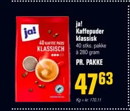 Otto Duborg Ja! Kaffepuder klassisk tilbud