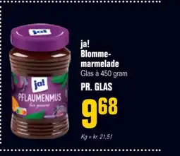 Otto Duborg Ja! Blomme- marmelade tilbud