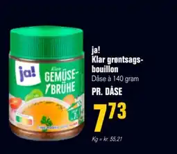Otto Duborg Ja! Klar grøntsags- bouillon tilbud