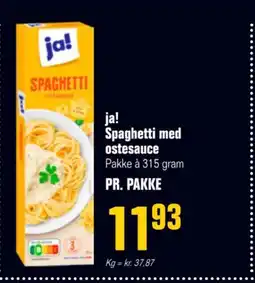 Otto Duborg Ja! Spaghetti med ostesauce tilbud