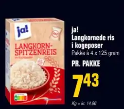 Otto Duborg Ja! Langkornede ris i kogeposer tilbud