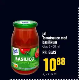 Otto Duborg Ja! Tomatsauce med basilikum tilbud