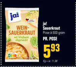 Otto Duborg Ja! Sauerkraut tilbud