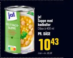 Otto Duborg Ja! Suppe med kødboller tilbud