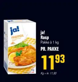 Otto Duborg Ja! Rasp tilbud