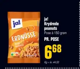 Otto Duborg Ja! Krydrede peanuts tilbud