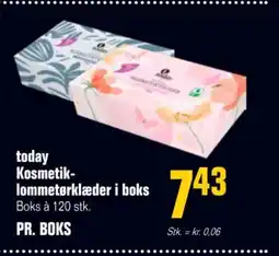 Otto Duborg Today Kosmetik- lommetørklæder i boks tilbud