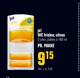 Otto Duborg Ja! WC frisker, citron tilbud