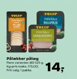 Kvickly TULIP Pålækker pålæg tilbud