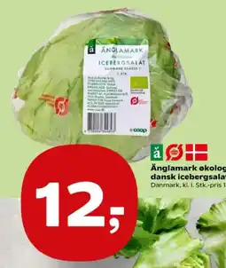 Kvickly Änglamark økologisk dansk icebergsalat tilbud