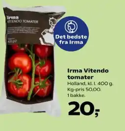 Kvickly Irma Vitendo tomater tilbud