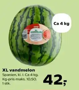 Kvickly XL vandmelon tilbud