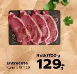 Kvickly Entrecote tilbud