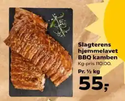 Kvickly Slagterens hjemmelavet BBQ kamben tilbud
