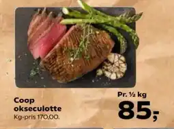 Kvickly Coop okseculotte tilbud