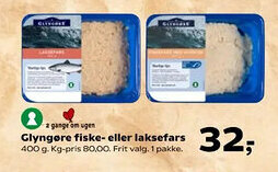 Kvickly Glyngøre fiske- eller laksefars tilbud