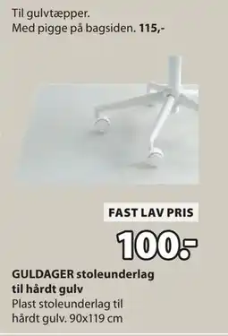 JYSK GULDAGER stoleunderlag til hårdt gulv tilbud