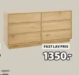 JYSK TRANUM kommode, DKK 1350 tilbud