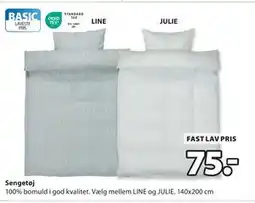JYSK Sengetøj, DKK 75 tilbud