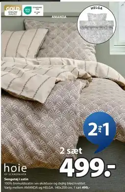 JYSK Sengetøj i satin, DKK 499 tilbud
