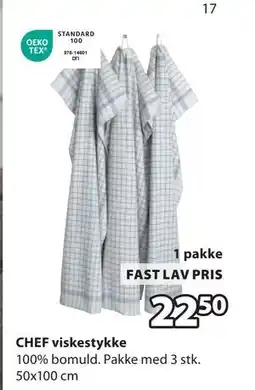 JYSK CHEF viskestykke, DKK 22.5 tilbud