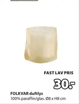 JYSK FOLKVAR duftlys, DKK 30 tilbud