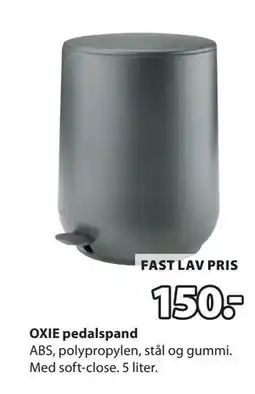 JYSK OXIE pedalspand, DKK 150 tilbud