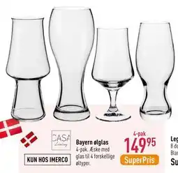 Imerco Bayern ølglas, DKK 149.95 tilbud