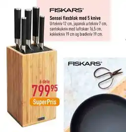 Imerco Sensei flexblok med 5 knive, DKK 799.95 tilbud