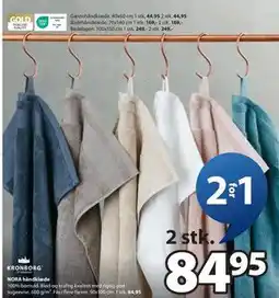 JYSK NORA håndklæde, DKK 84.95 tilbud