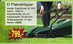 Harald Nyborg El Plæneklipper, DKK 799 tilbud