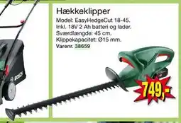 Harald Nyborg Hækkeklipper, DKK 749 tilbud