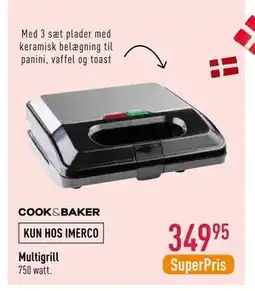 Imerco Multigrill, DKK 349.95 tilbud