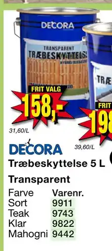 Harald Nyborg Træbeskyttelse 5 L, DKK 158 tilbud