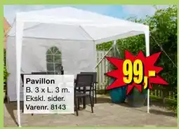 Harald Nyborg Pavillon, DKK 99 tilbud