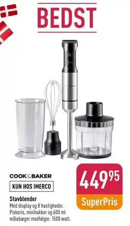 Imerco Stavblender, DKK 449.95 tilbud