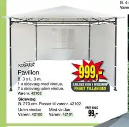 Harald Nyborg Pavillon, DKK 999 tilbud