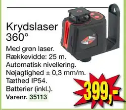 Harald Nyborg Krydslaser 360°, DKK 399 tilbud