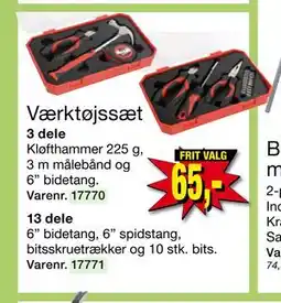 Harald Nyborg Værktøjssæt, DKK 65 tilbud