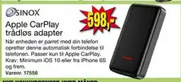 Harald Nyborg Apple CarPlay trådløs adapter, DKK 598 tilbud