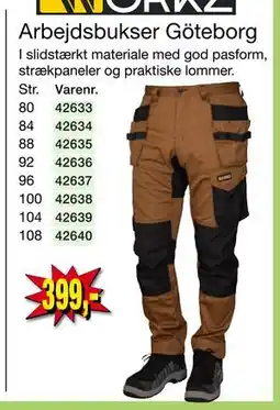 Harald Nyborg Arbejdsbukser Göteborg, DKK 399 tilbud