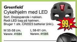 Harald Nyborg Cykelhjelm med LED, DKK 99 tilbud