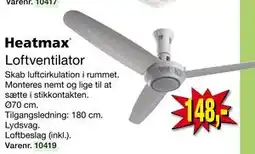 Harald Nyborg Loftventilator, DKK 148 tilbud