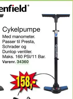 Harald Nyborg Cykelpumpe, DKK 158 tilbud